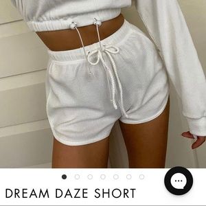 Princess Polly white shorts